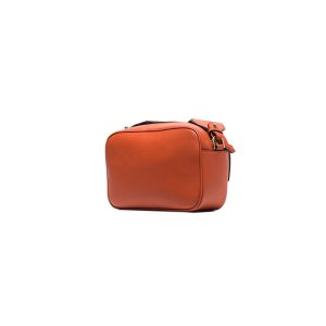 Logo Embellished Camera Bag (Brick orange)