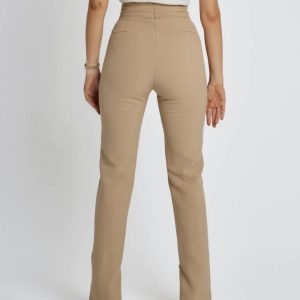 The Ultimate Muse Straight Leg Trousers | Camel